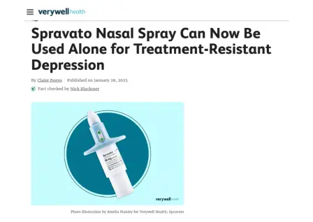 Spravato nasal spray approved for resistant depression – Keta Medical Center